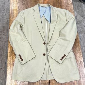 Brooks Brothers sport coat. Tan/cream color. 40s.